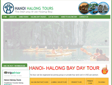 Tablet Screenshot of hanoihalongtours.com